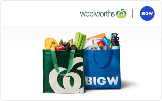 Need a versatile gift that always fits? Or treat yourself! Check out the new Woolworths Supermarket & BIG W eGift Card! It's easy to use online or at any Woolworths Supermarket, Metro, or BIG W store. With values from $25 to $500, you can tailor it to any budget, and it's valid for 3 years. It's the gift of choice, made easy!